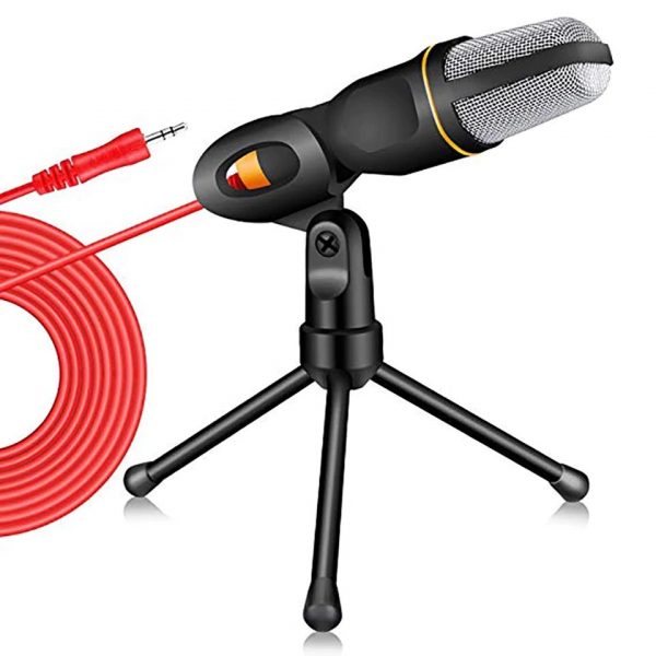 New Condenser Microphone 3.5mm Stereo MIC Desktop Tripod for PC YouTube Video Skype Chatting Gaming Podcast Recording - Image 3
