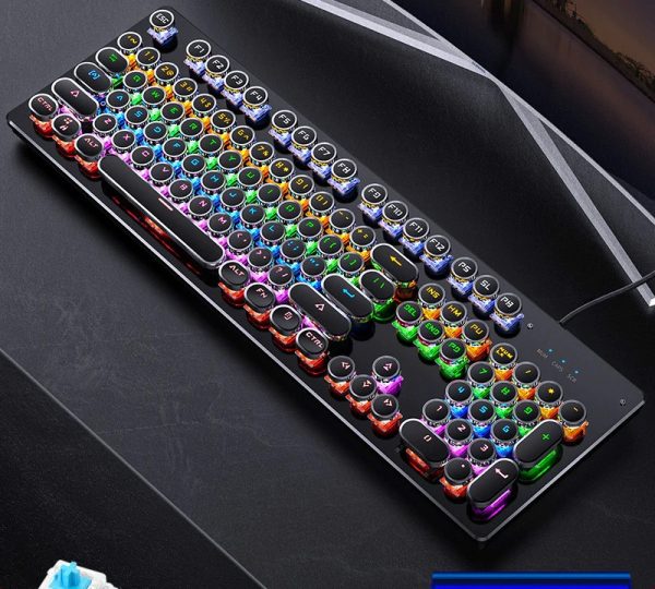 Wired Mechanical Keyboard 104 Keys Auto Switch LED Backlit Professional Gaming Keyboard - Image 3